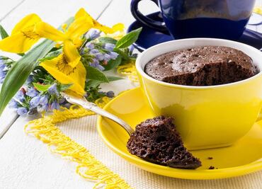 #RECETA de mug cake de chococolate