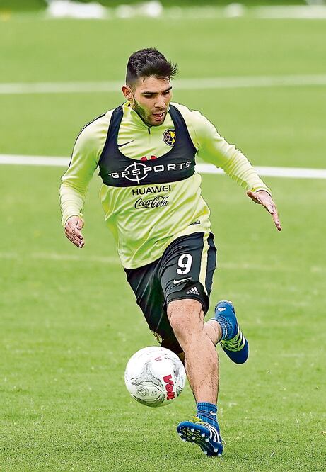 El delantero americanista busca responder con goles a la afición azulcrema (ETZEL ESPINOSA. IMAGO7)