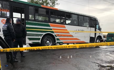 Asesinan a pasajero durante asalto a un autobús sobre carretera Texcoco-Lechería