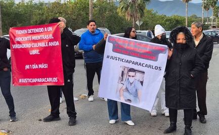 Familiares y amigos de “La Rana” se manifiestan en Ciudad Victoria; exigen su libertad por acusación de violación a doctoras