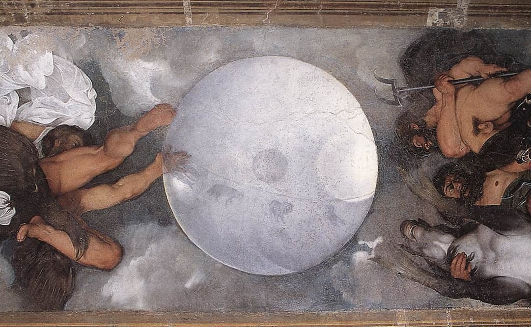 "Júpiter, Neptuno y Plutón", de Caravaggio, está dentro de una villa en Italia. Imagen: Dominio público