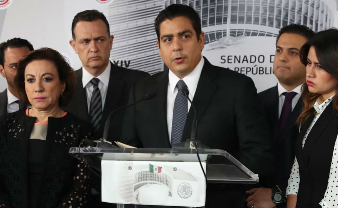 “Le ofrezco una sincera y sentida disculpa por los términos misóginos en los que me referí a su imagen...", expresó el senador FOTO: Lucía Godínez / EL UNIVERSAL