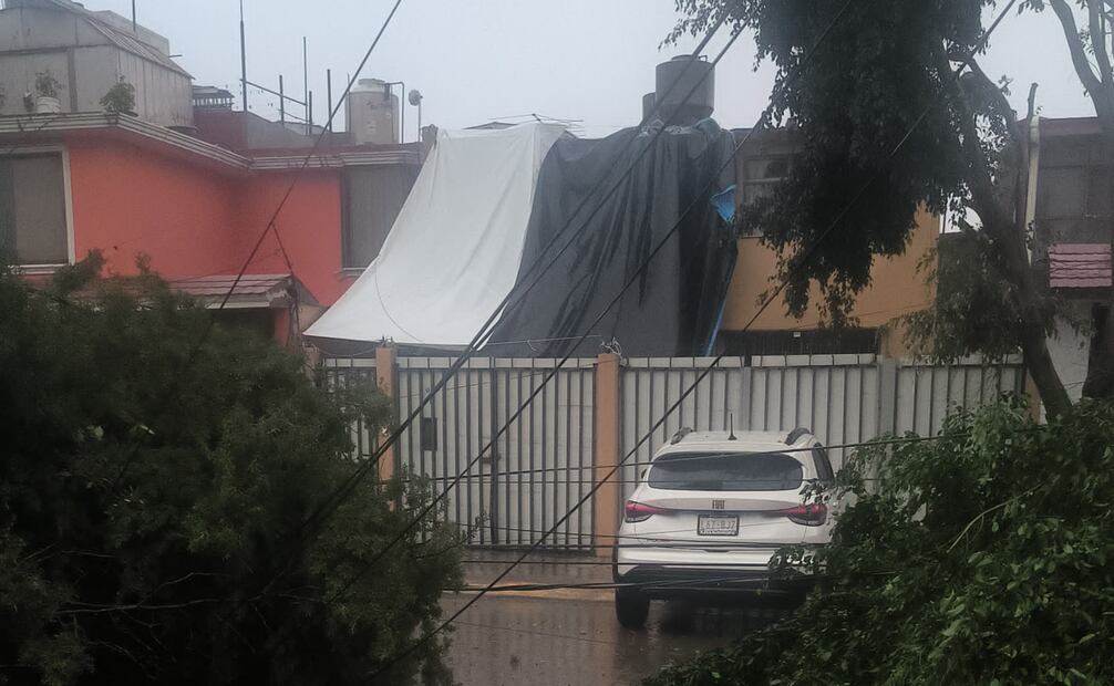 Lluvias en Tlalnepantla Foto: Especial