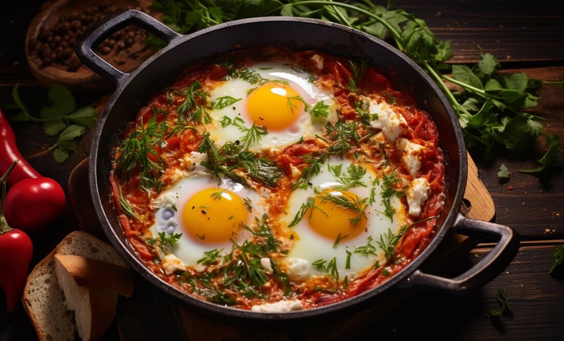 Los huevos rancheros son un platillo tradicional rural. Foto: Freepik