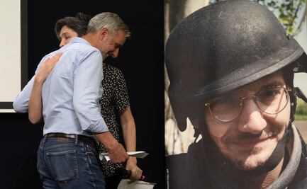 Familiares y amigos conmemoran en Kiev a periodista de AFP que murió durante bombardeo en Ucrania