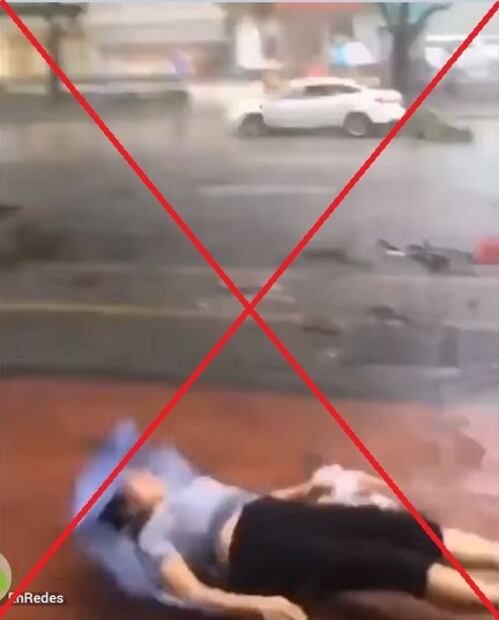 Los videos falsos y reales del huracán "Dorian" durante su paso por Bahamas