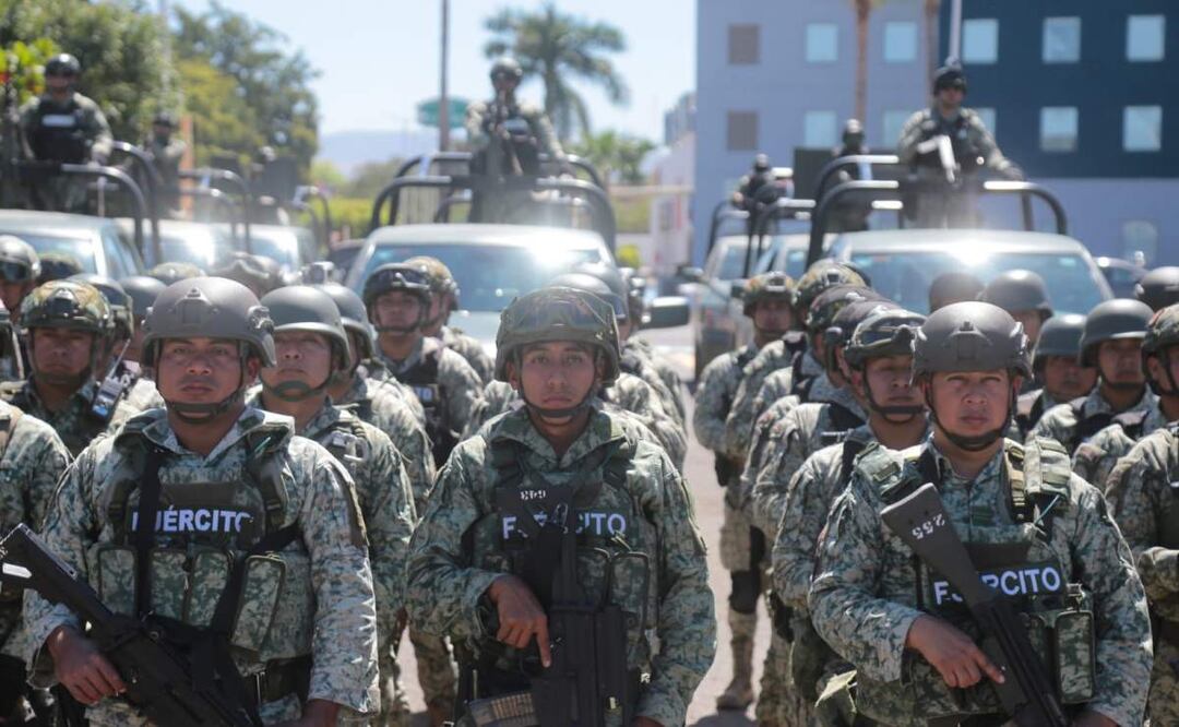 Autoridades de Sinaloa anuncian despliegue de 250 elementos de seguridad en zonas estratégicas donde hay bares y restaurantes de Culiacán (13/03/2025). Foto: Oficial
