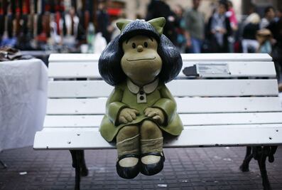 Recopilan tiras "feministas" de Mafalda