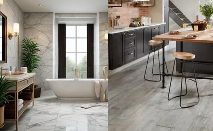 Estas son las diferencias entre porcelanato y cerámico, según arquitectos