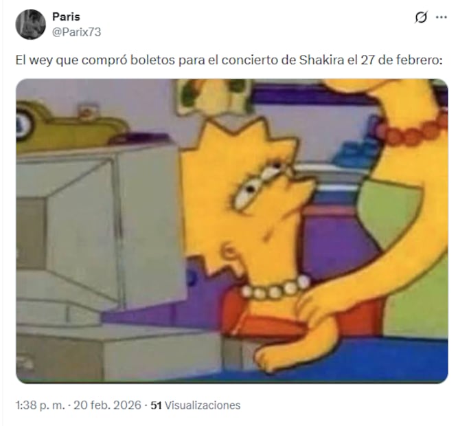 Concierto gratis de Shakira en el Zócalo deja la mejor ola de memes en redes sociales, usuarios se alistan para el show. Foto: Captura de pantalla X