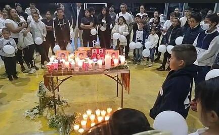 Despiden a 4 jugadores de basquetbol infantil que fallecieron en accidente carretero en Oaxaca