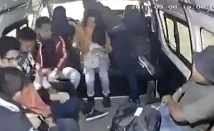 Captan asalto a combi en Cuautitlán Izcalli; pasajeros "corretearon" a ladrones