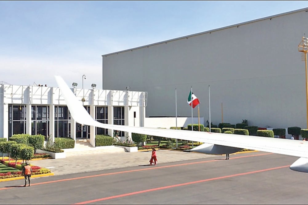 Así luce el nuevo Hangar Presidencial que estará listo el 30 de noviembre (FRANCISCO RESÉNDIZ. EL UNIVERSAL)