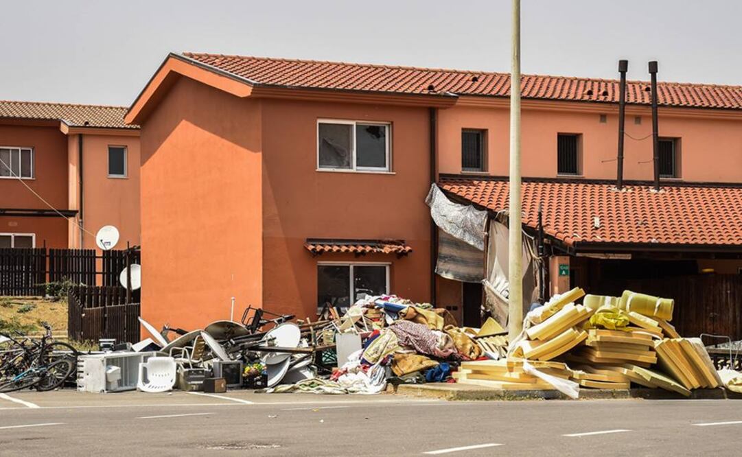 Mineo llegó a hospedar en julio de 2014 más de 4 mil personas (Fotos: AFP)