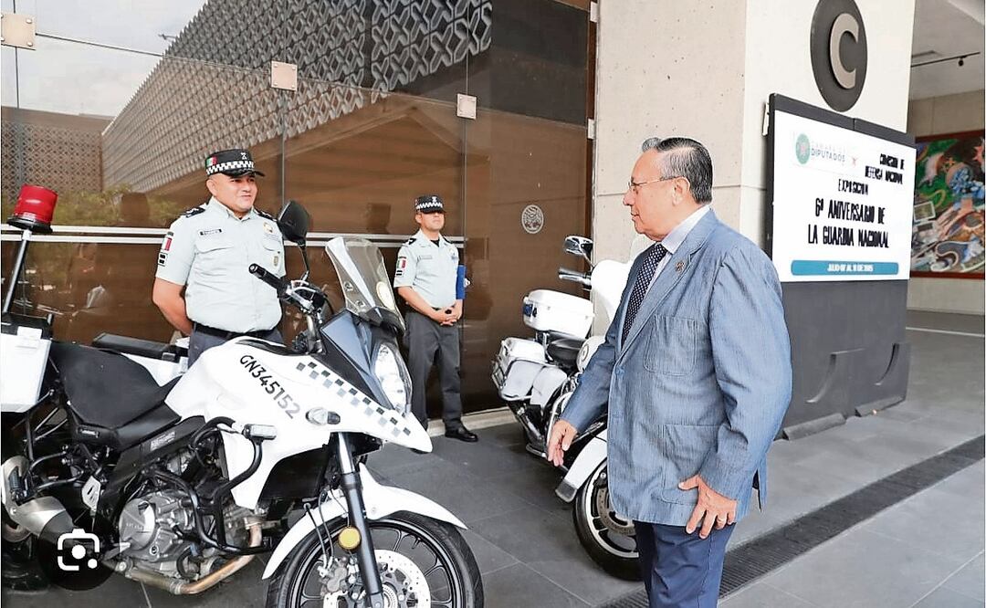 El diputado Luis Arturo Oliver dijo que el adiestramiento de la GN será en beneficio de la sociedad civil. Foto: Especial