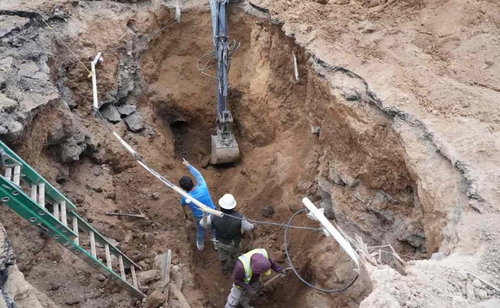 Con la ayuda de robots, y sin necesidad de abrir zanjas, se introdujeron 66 metros de manga flexible. Foto: Especiales.