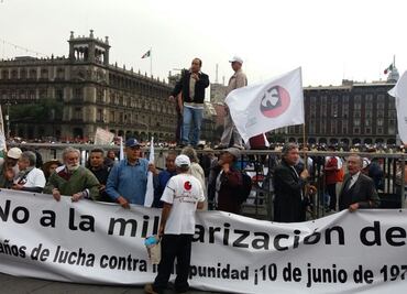 Concluye mitin para conmemorar el “Halconazo”