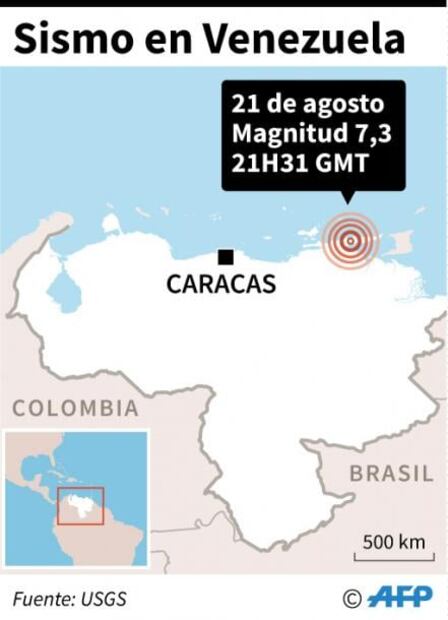 Tras fuerte sismo, embajada de México en Venezuela activa número de emergencia
