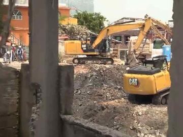 Inician demolición de vivienda afectada por un socavón en Tula, Hidalgo