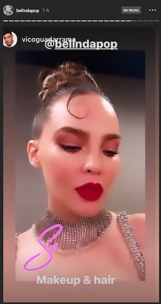 Belinda impacta en Premios de la Radio con brasier de cristales