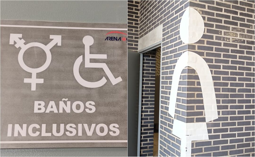 Así son los baños inclusivos en la Arena GNP. FOTOS: Arturo Sanguino/ EL UNIVERSAL