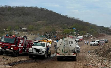 Grupo de 120 personas combaten incendio en basurón municipal de Mazatlán; Profepa lo clausura