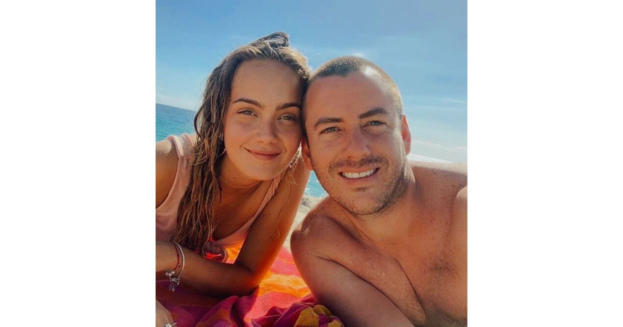 Juan Diego Covarrubias y Renata Haro. Foto: Instagram 