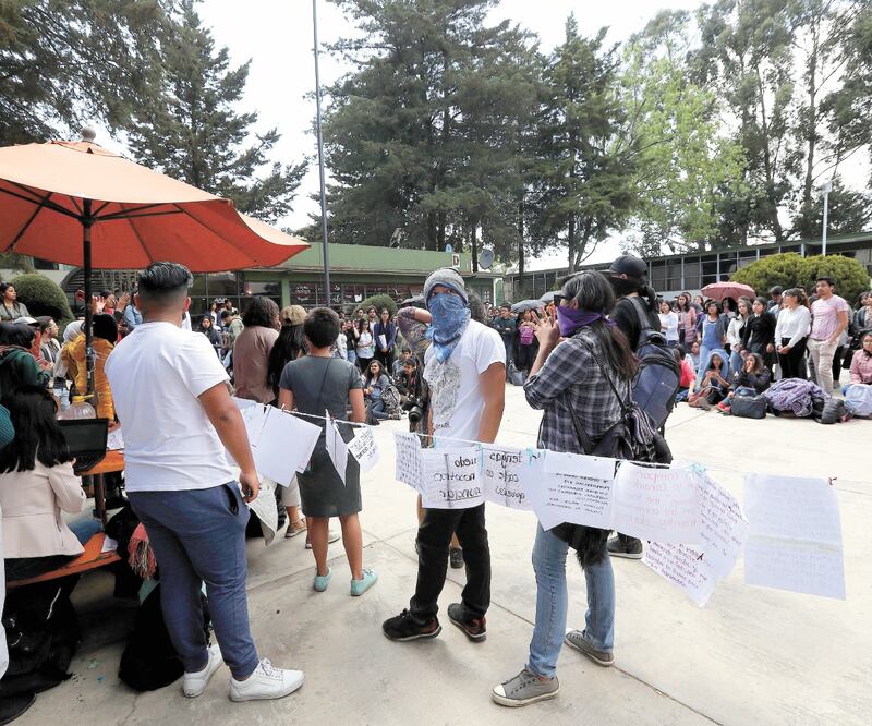 Los universitarios citaron hoy a una asamblea, con la finalidad de definir si el paro se extenderá a toda Ciudad Universitaria. JORGE ALVARADO. EL UNIVERSAL
