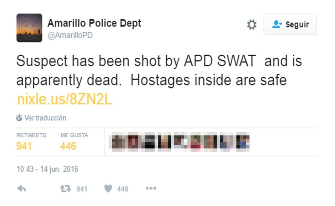 (Photo: Taken from Amarillo Police Dept's Twitter) 