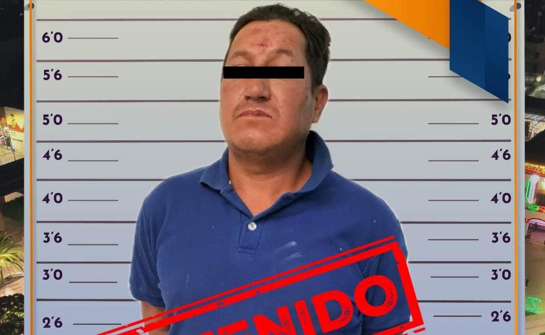 Víctor "N" fue puesto a disposición del Ministerio Público de la Fiscalía General de Justicia del Estado de México. Foto: Especial