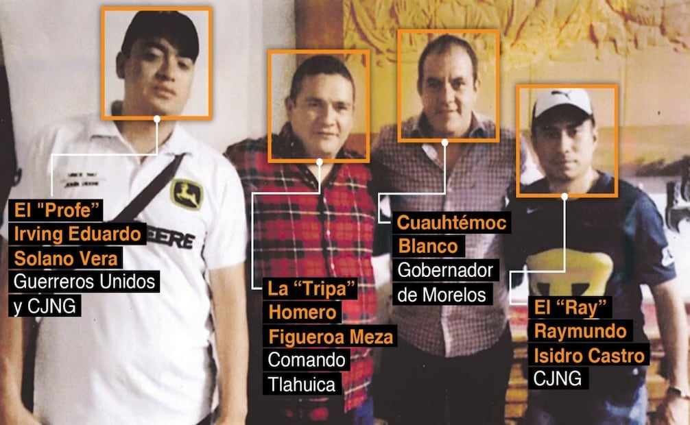 Detienen a “La Tripa” en Puebla; fue fotografiado junto a Cuauhtémoc Blanco y líderes criminales en Morelos. Foto: Especial