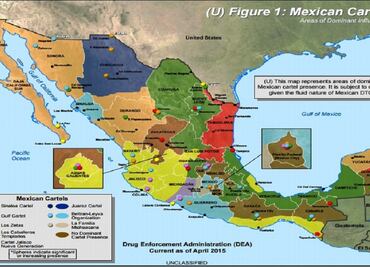 DEA identifies eight major cartels operating in Mexico