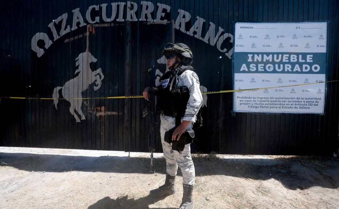 Rancho Izaguirre en Teuchitlán, Jalisco. Foto: AFP