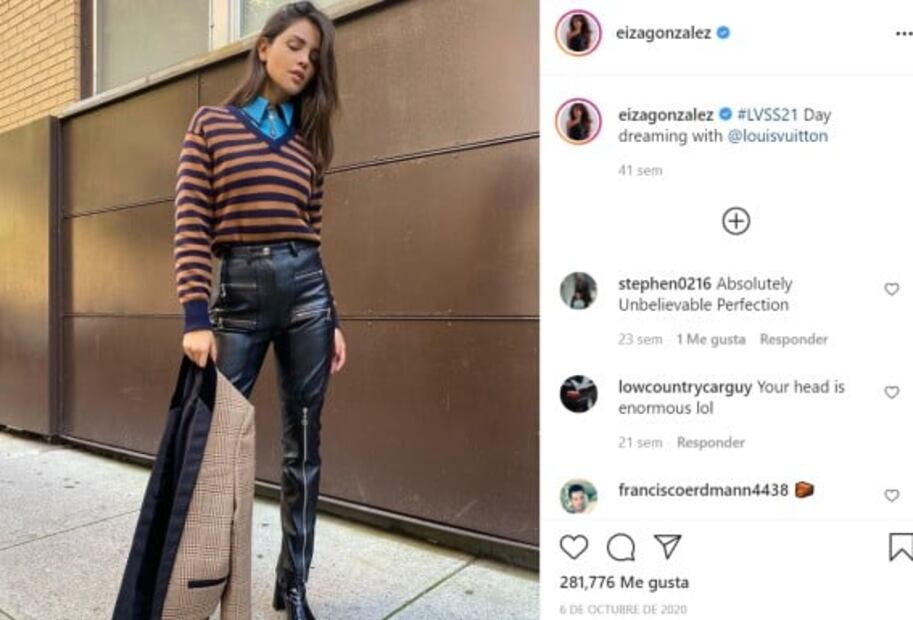 Cómo usar los pantalones en tendencia según Eiza González 