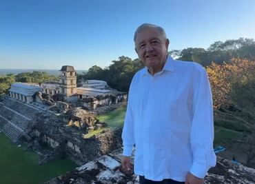 Desde Palenque, AMLO desea que en 2024 no haya ninguna calamidad: “El porvenir será de nosotros"