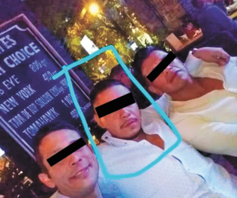 Se presume que Marianito (señalado con azul) es el líder de los ACME , quienes tienen tatuajes. ESPECIAL