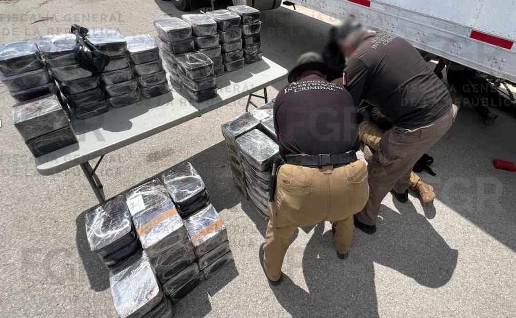 Aseguran 916 kilos de metanfetamina en Durango (31/05/2026). Foto: Especial