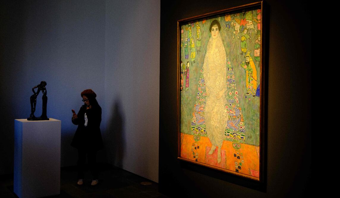 "Retrato de Elisabeth Lederer”, obra de Gustav Klimt.
Foto: AFP