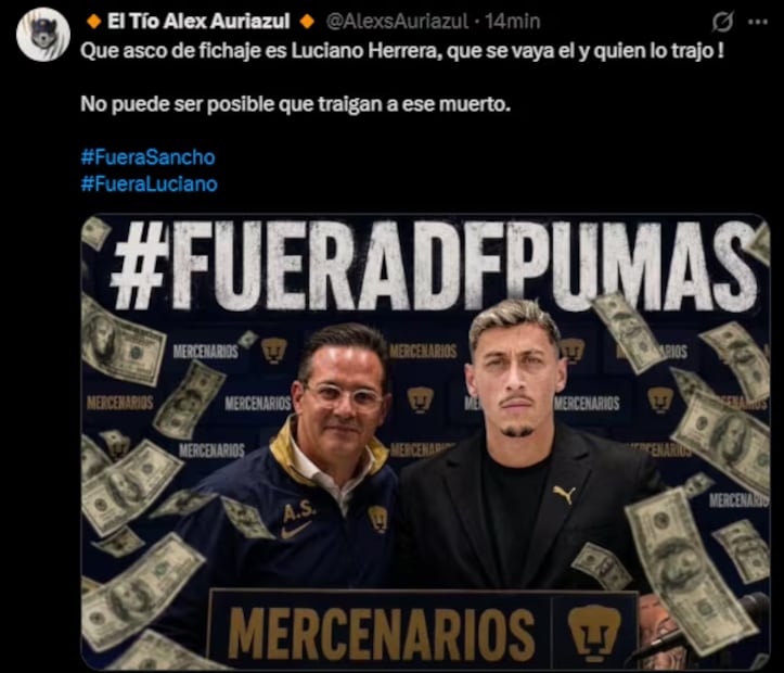 Memes sobre el enfrentamiento de Pumas VS Columbus Crew.
Imagen: X
