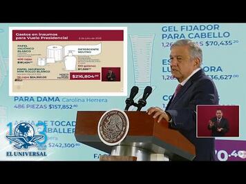 AMLO expone gastos de gobiernos pasados