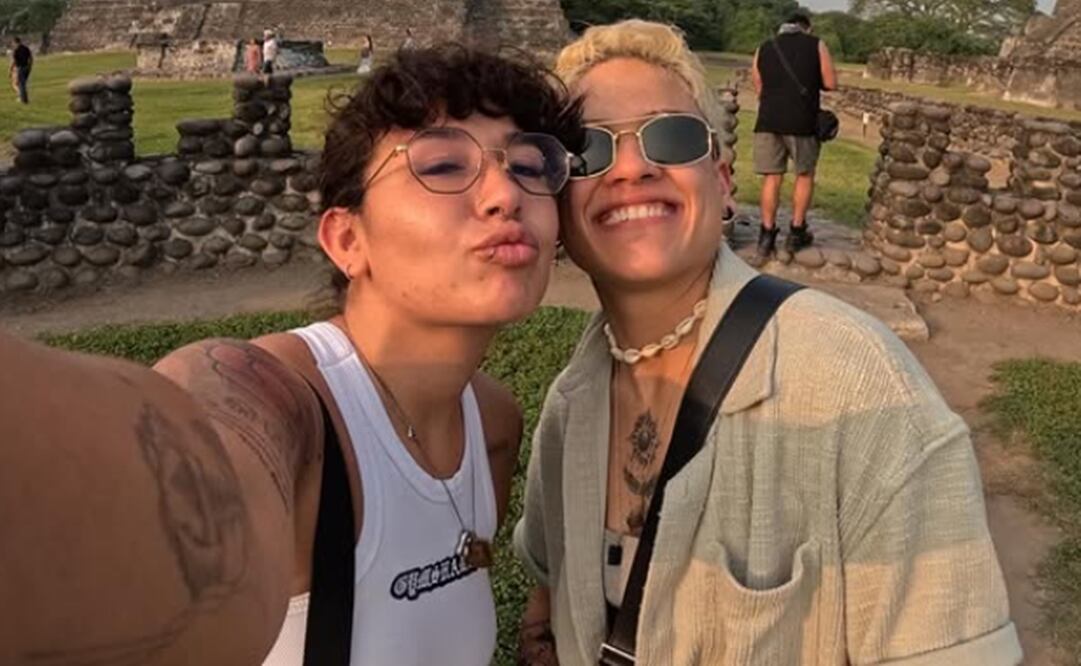 Romina Marcos y su novia, la doctora Laura Salazar.