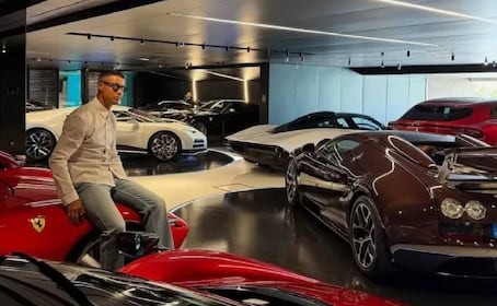 Así es la lujosa colección de coches de Cristiano Ronaldo que supera los millones de dólares