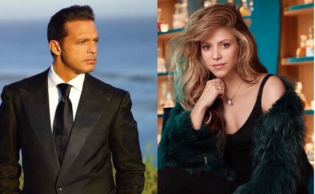 Luis Miguel y Shakira. Fuente: producción El Universal