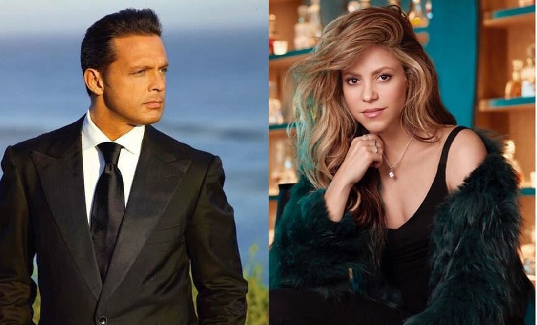 Luis Miguel y Shakira. Fuente: producción El Universal
