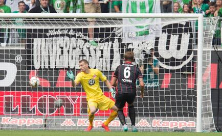 Wolfsburgo vence a Fráncfort en la Bundesliga 