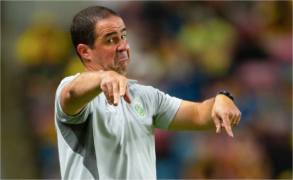 André Jardine durante el choque de las Águilas frente al Minnesota United. FOTO: EFE