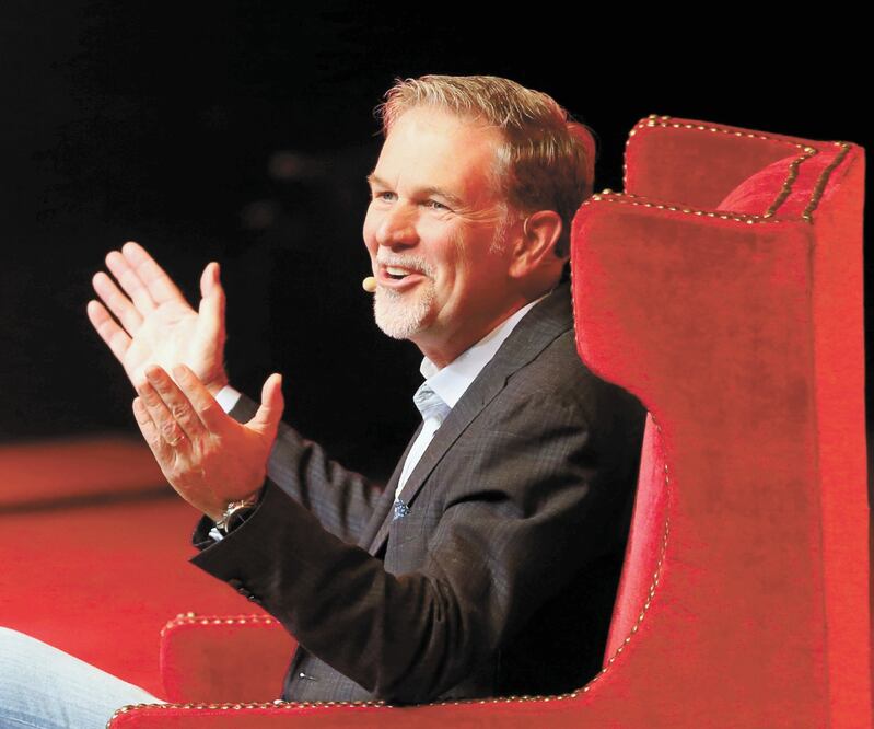 Reed Hastings, CEO de Netflix, reconoció que a pesar de la competencia en streaming , el sector es pequeño en comparación con la televisión lineal. Foto: ARCHIVO EL UNIVERSAL