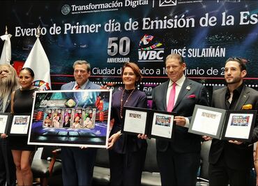 Leyendas del boxeo llegan al correo de México; se presenta colección de estampillas postales