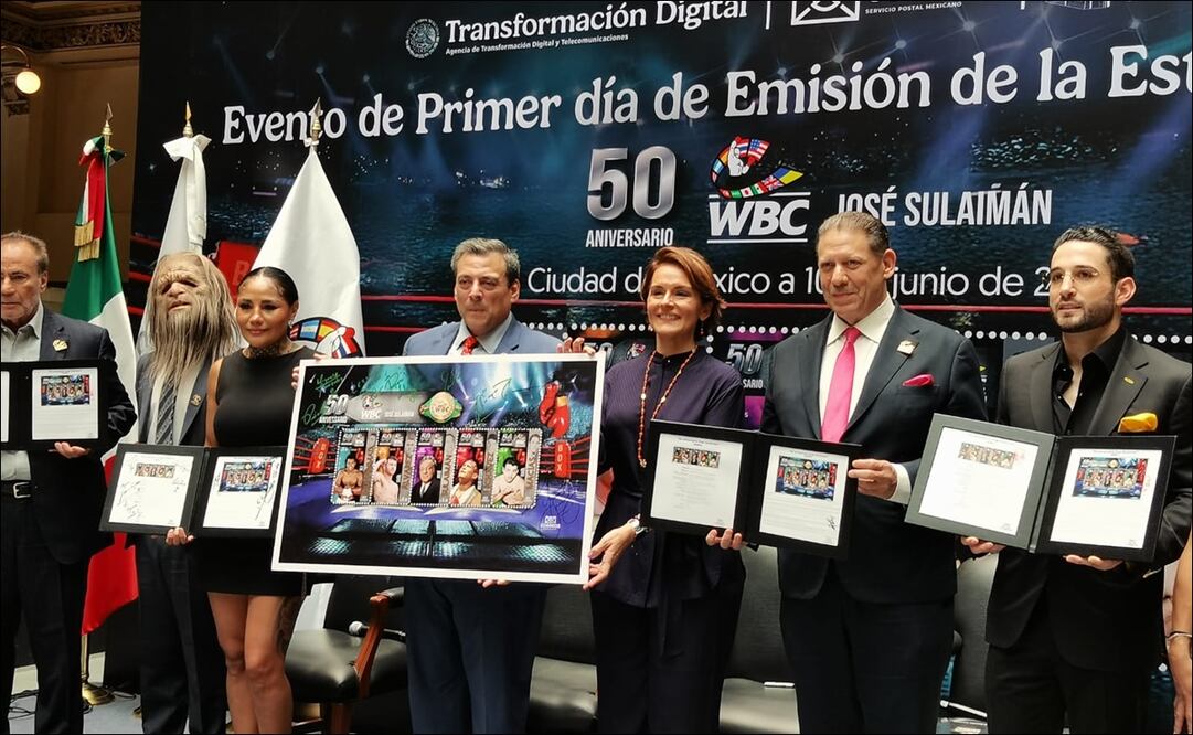 Leyendas del boxeo llegan al correo de México; se presenta colección de estampillas postales / Foto: Leobardo Vázquez - EL UNIVERSAL