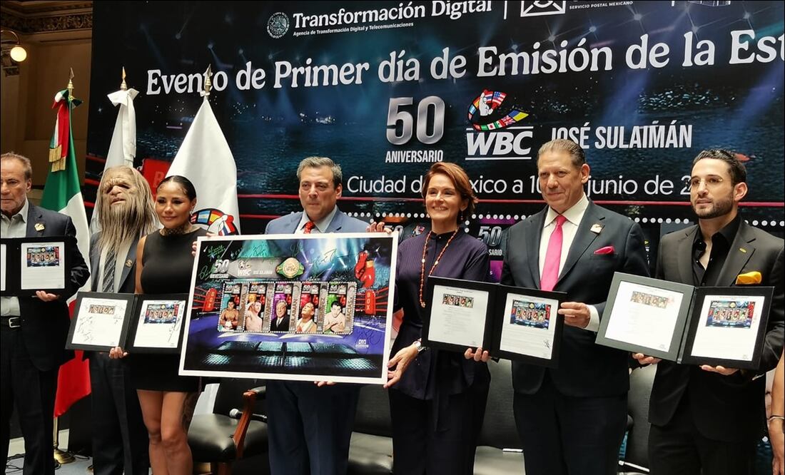 Leyendas del boxeo llegan al correo de México; se presenta colección de estampillas postales / Foto: Leobardo Vázquez - EL UNIVERSAL